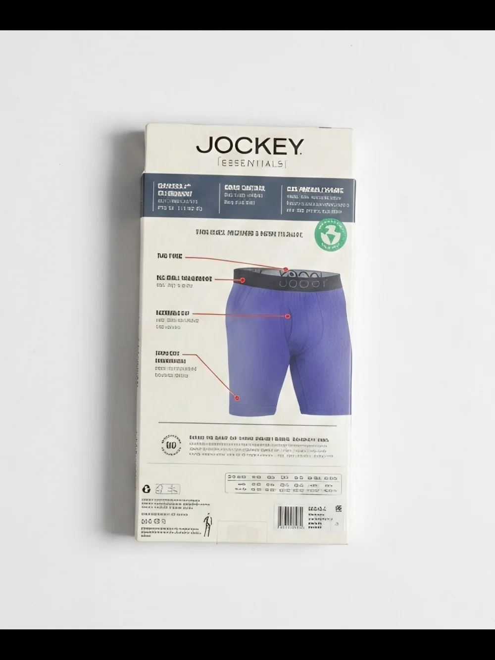 Jockey Men's Black Stretch Boxer Briefs Pack